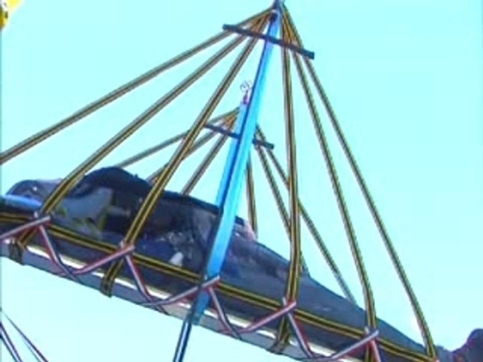 L'homme catapulte à Tignes 2006