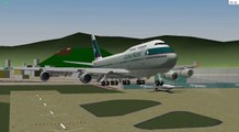 YS Flight Kai Tak Landing Take 3