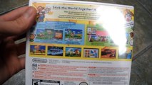 Unboxing Paper Mario Sticker Star Nintendo 3DS luigi princess peach Bowser
