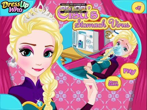 Disney Frozen Games - Elsa`s Stomach Virus – Best Disney Princess Games For Girls And Kids