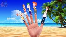 Phineas & Ferb Finger Family | Favorite song | Nursery Rhymes | Balloon