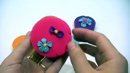 CIRCLE PLAY DOH EGGS!!- hello kitty kinder surprise eggs peppa pig videos fun (FULL HD)