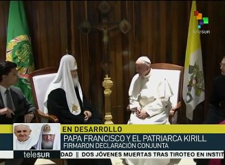 Papa Francisco y Patriarca Kirill firman declaración conjunta