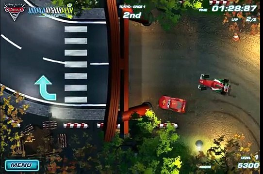 Cars 2 World Grand Prix Races - Cars 2 Movie Game - Top down Cars game