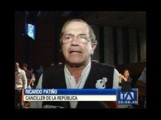 Ricardo Patiño pide tranquilidad a los militares