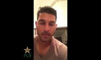 Yuvraj Singh message for PSL (Pakistan Super league) and Shahid Afridi 's team Peshawar Zalmi