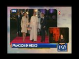 El papa Francisco llega a suelo mexicano