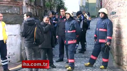 70 kiloluk rögar kapağı 8 metre havaya fırladı