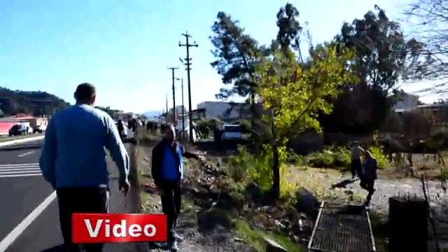 Beton mikseri şarampole yuvarlandı: 1 yaralı