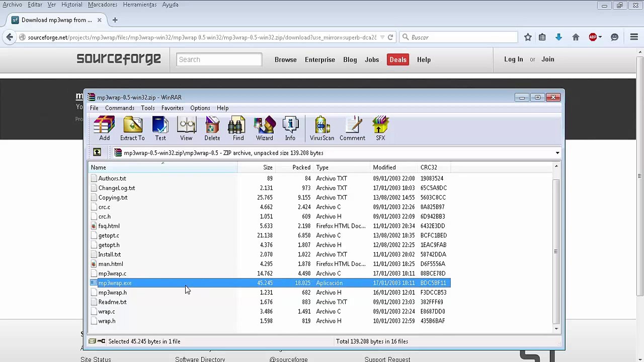 Cómo unir todas tus mp3 en un archivo con MP3WRAP (Tutorial)