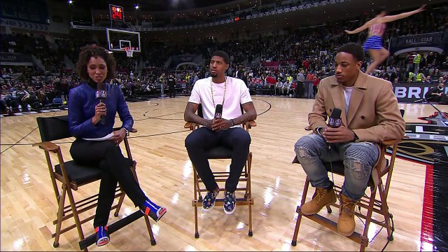 Paul George and DeMar DeRozan Interview_All-Star game