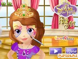 Принцесса София Рисунок на лице. Макияж Игры для Девочек и Детей