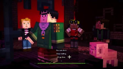 Minecraft Story Mode: EPIC MINECART RIDE | Episode 1 (PART 4)