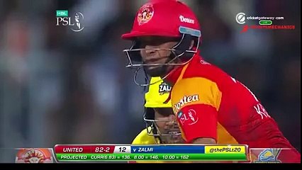 108m! Clearly the biggest hit of the tournament! Khalid Latif just murdered that ball!