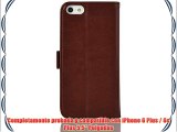 JAMMYLIZARD | Funda De Piel Para iPhone 6 Plus / 6s Plus 5.5 Tipo Cartera Luxury Wallet Case