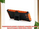 JAMMYLIZARD | Carcasa Alligator Para Sony Xperia Z3 Compact Heavy Duty Case De Alta Resistencia