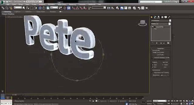 Tutorial 3ds Max Basic 3d Text_clip6