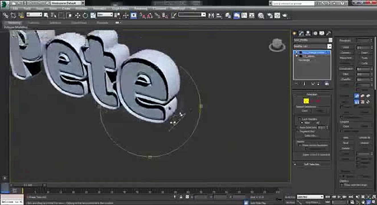 Tutorial  3ds Max  Basic 3d Text_clip7