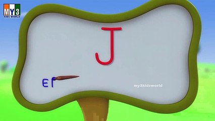 Alphabet Songs - ABC Songs for Children - 3D Animation Learning ABC Nursery Rhymes - Letter J - Video
