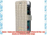 Guess - Funda para Apple iPhone 6 Plus / iPhone 6S Plus  con diseño de cocodrilo color beige