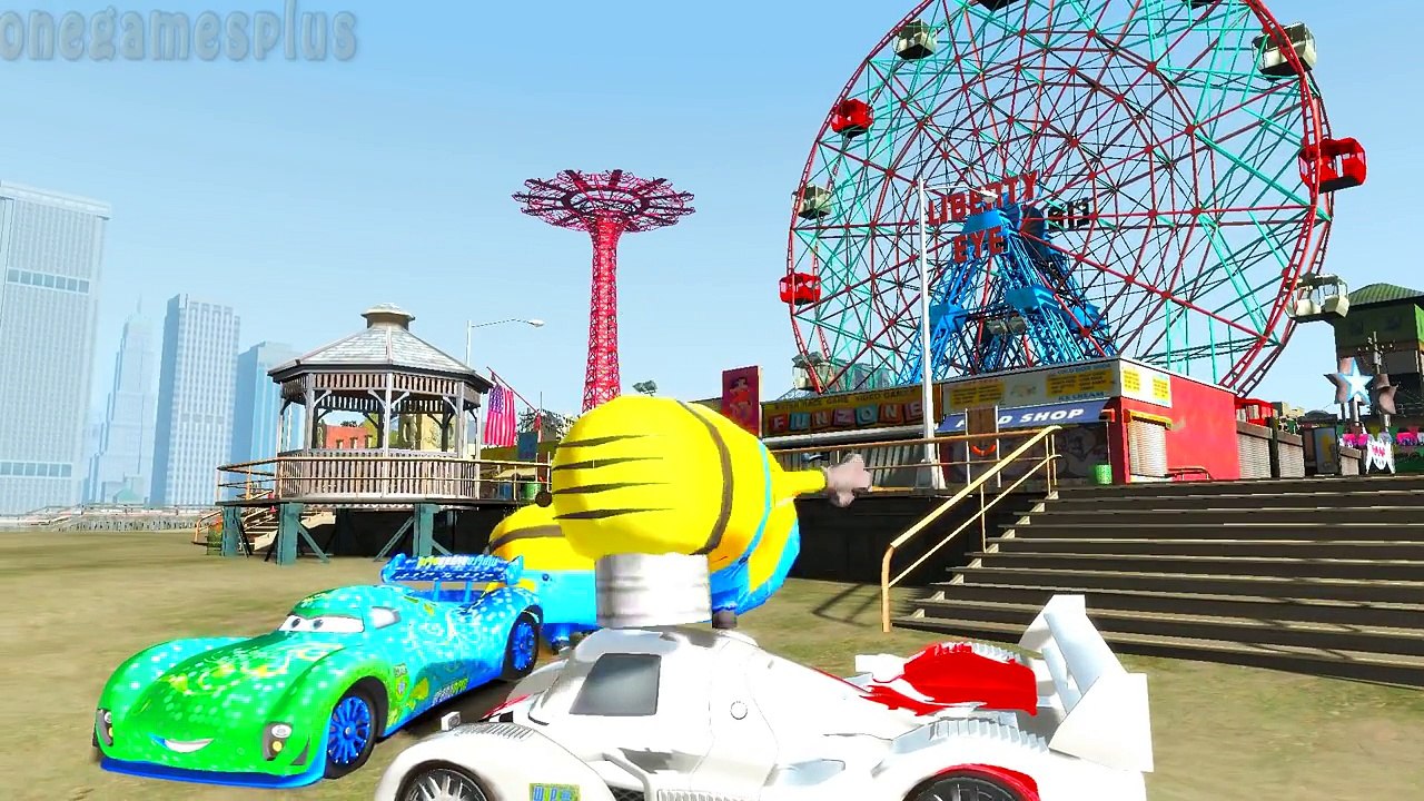 Children s Songs Disney PIXAR cars Shu Todoroki Carla Veloso and Minions