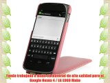 Funda UltraSlim esclusiva Stilgut para el Google Nexus 4 / LG E960 rosa