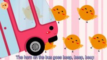 Canciones infantiles en inglés ✔ Wheels On The Bus Go Round And Round Songs 2015 Nursery Rhymes
