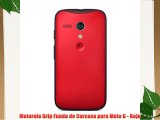 Motorola Grip Funda de Carcasa para Moto G - Rojo