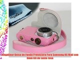 MegaGear Bolsa de Funda Protectora Para Samsung NX Mini con 9mm Kit de Lente rosa