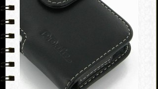 Nokia Lumia 620 Leather Case - Horizontal Pouch Type (Black) by PDair