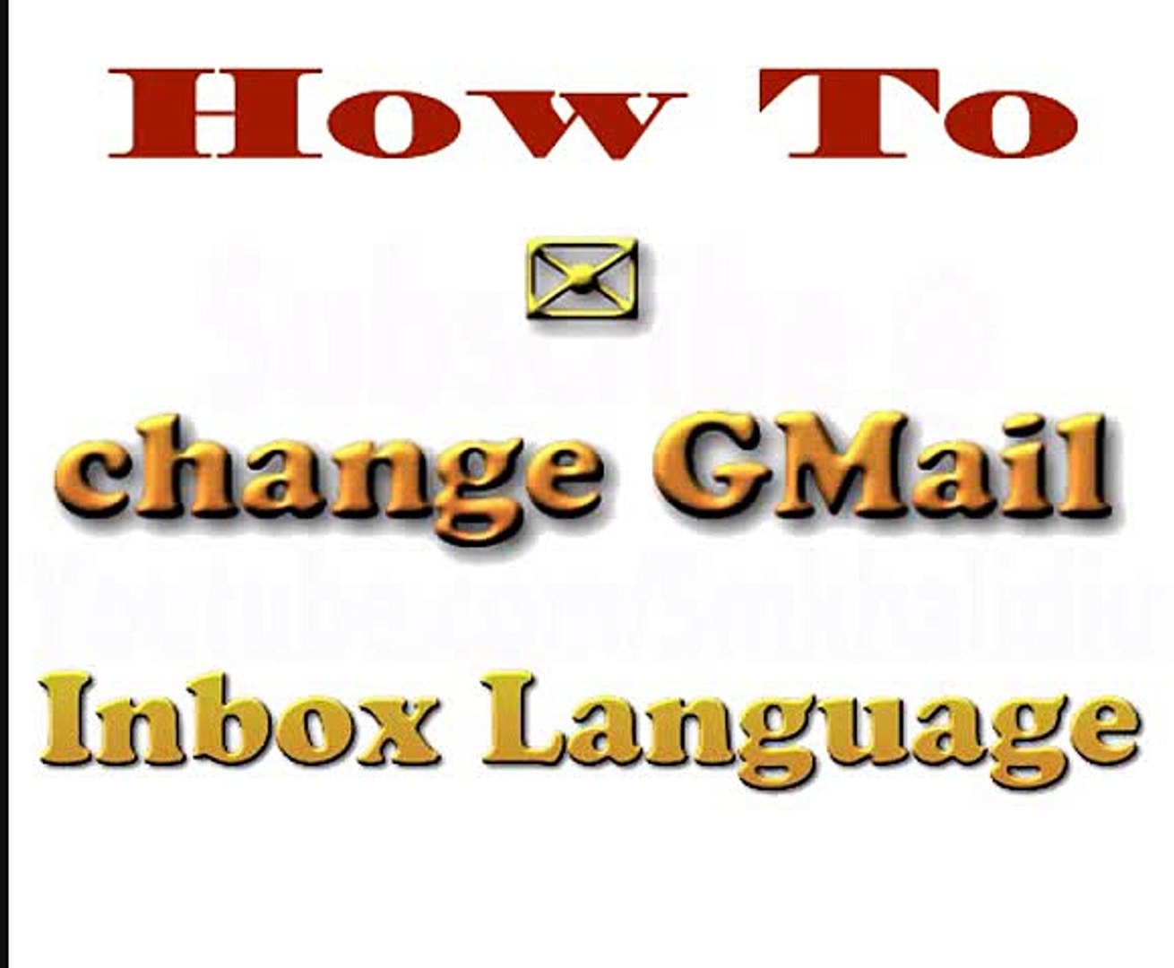 ⁣how to change Language GMail inbox