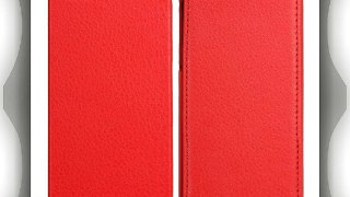 Avanto - Funda Carbon Style Wallet para iPhone 5 Rojo