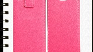 Avanto - Funda Carbon Style Wallet para iPhone 5 Rosa oscuro