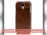 Bouletta FW-RST3-S4 - Funda de piel para Samsung Galaxy S4 diseño rústico (apertura vertical