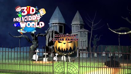 Halloween Pumpkin Finger Family | 3d Finger Family Nursery Rhymes By MyKiddyWorld