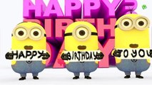 Happy Birthday version minions - Happy Birthday To ABCKIDSLEARN