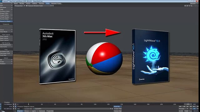 3ds Max to Lightwave Tutorial (Rigid Body Dynamics)