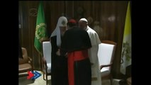 A Cuba, rencontre historique entre le pape François et le patriarche de l'Eglise orthodoxe russe Kirill