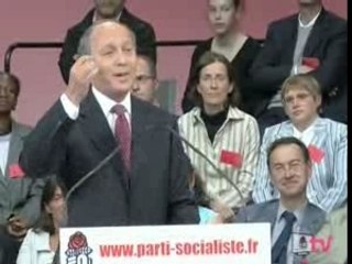 Meeting du Zenith : Laurent Fabius