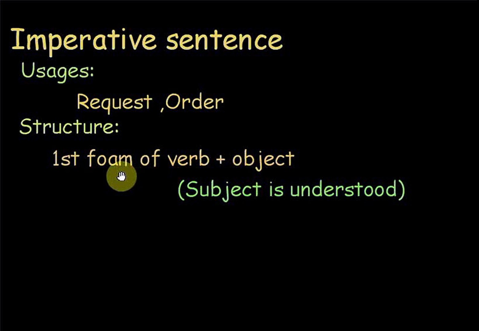 Imperative Sentence Video Dailymotion