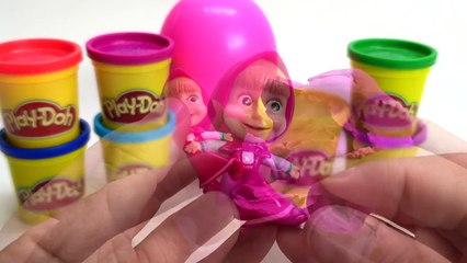 Download Video: Masha i Medved PlayDoh Surprise eggs unboxing Маша и Медведь PlayDoh сюрп�