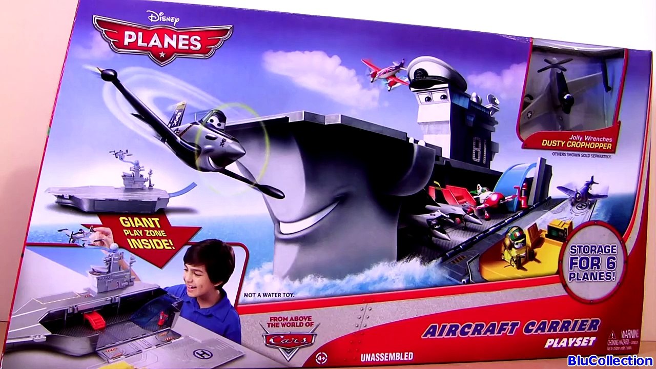 Disney Planes Yorkie Aircraft Carrier Playset Stores 6 planes | Cars Mack Truck Lightning