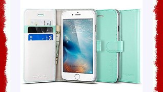 Spigen Flip Cover - Funda cartuchera para Apple iPhone 6 verde