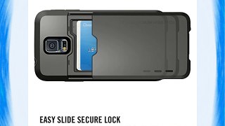 Spigen Slim Armor - Carcasa para Samsung Galaxy S5 (con ranura para tarjetas) blanco
