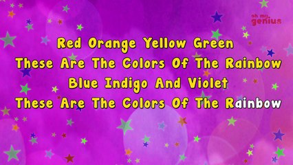 Color Song | Rainbow Color Song | Karaoke Rhymes