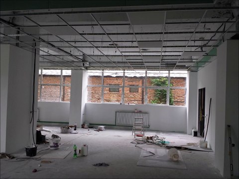 Montaj tavan fals casetat-Amenajari tavane false