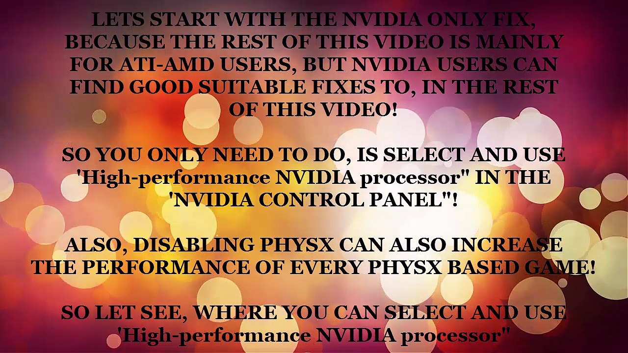NARUTO STORM 4 ALL LAG FIX BOTH ATI AND NVIDIA