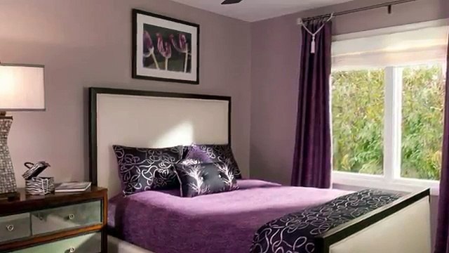 Оттенки фиолетового и сиреневого в интерьере