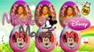 3 MINNIE MOUSE + 3 DISNEY VIOLETTA Surprise Eggs Unboxing | Toy Collector