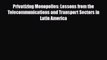 [PDF] Privatizing Monopolies: Lessons from the Telecommunications and Transport Sectors in